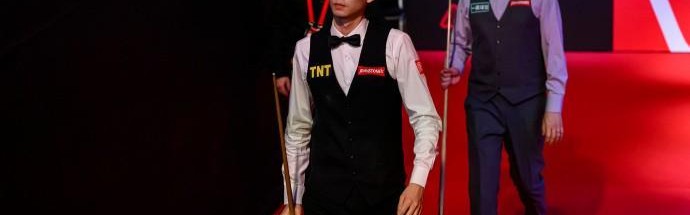 斯诺克大师赛：吴宜泽6-0横扫肖国栋，罗伯逊5-6憾负囧哥